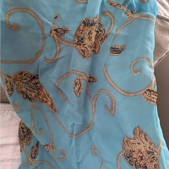 Rampage Long Spaghetti Strap Dress Bohemian Indian Pattern Very Elegant Size 3 - Picture 4 of 6